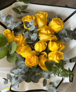 Bouquet Simplemente 12 Rosas amarillas